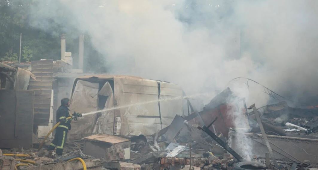 Russian drone barrage cuts power for thousands in Ukraine
