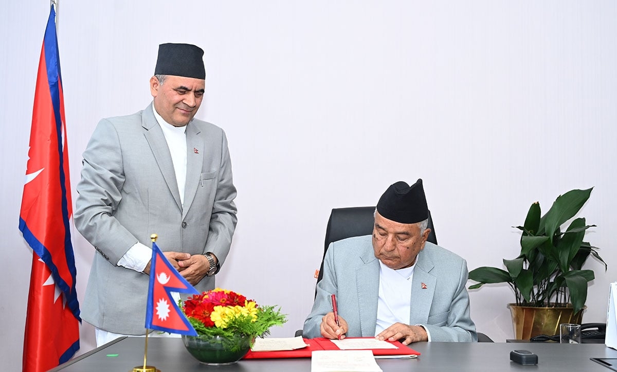 President Paudel authenticates amendment to Nepal Citizenship Act