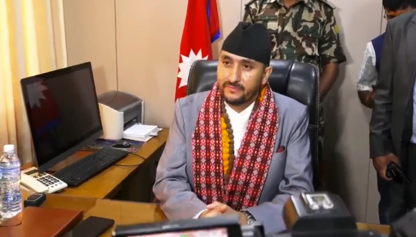 Minister Kharel assumes office, decides free Wi-Fi in public places of 10 cities