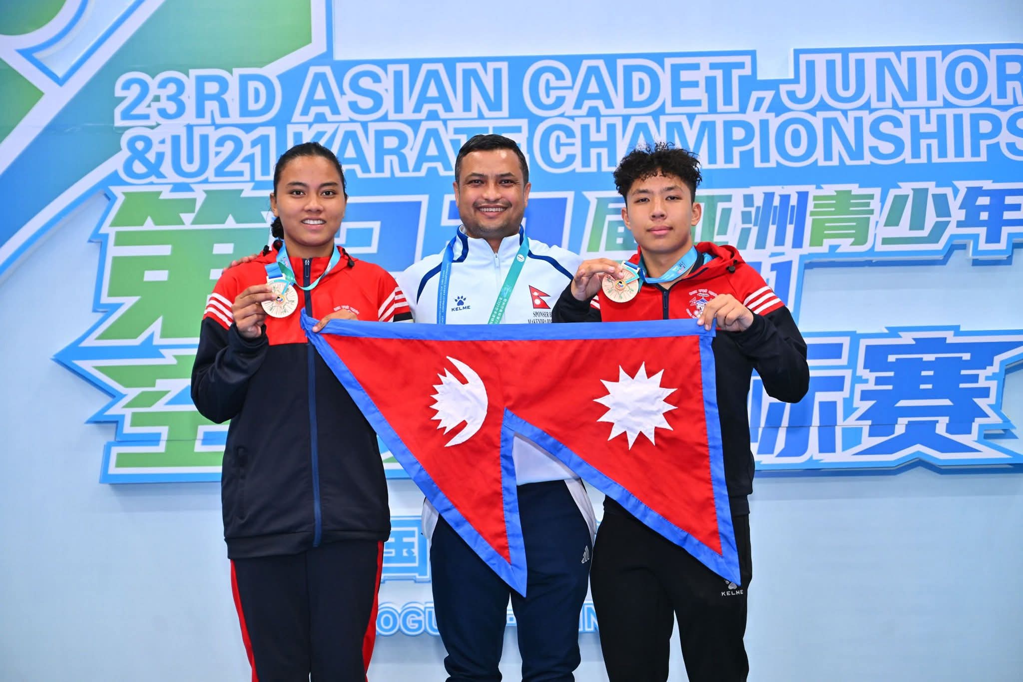 Nepal wins two bronze medals in karate