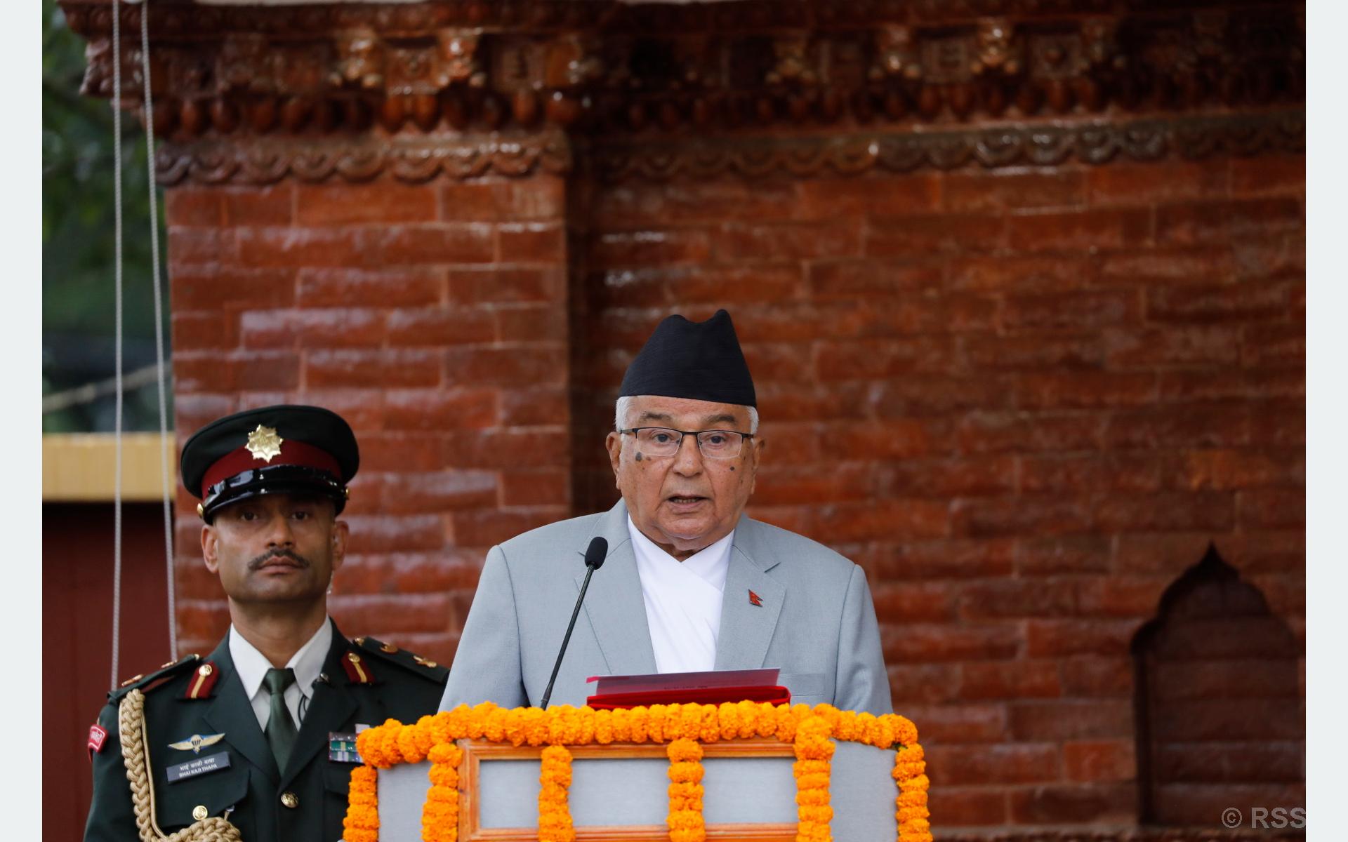 All parties must unite for election success: President Paudel