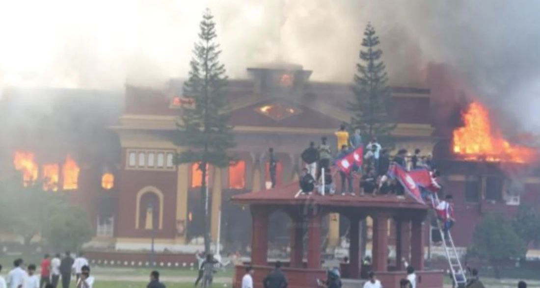 Three historical buildings damaged in arson