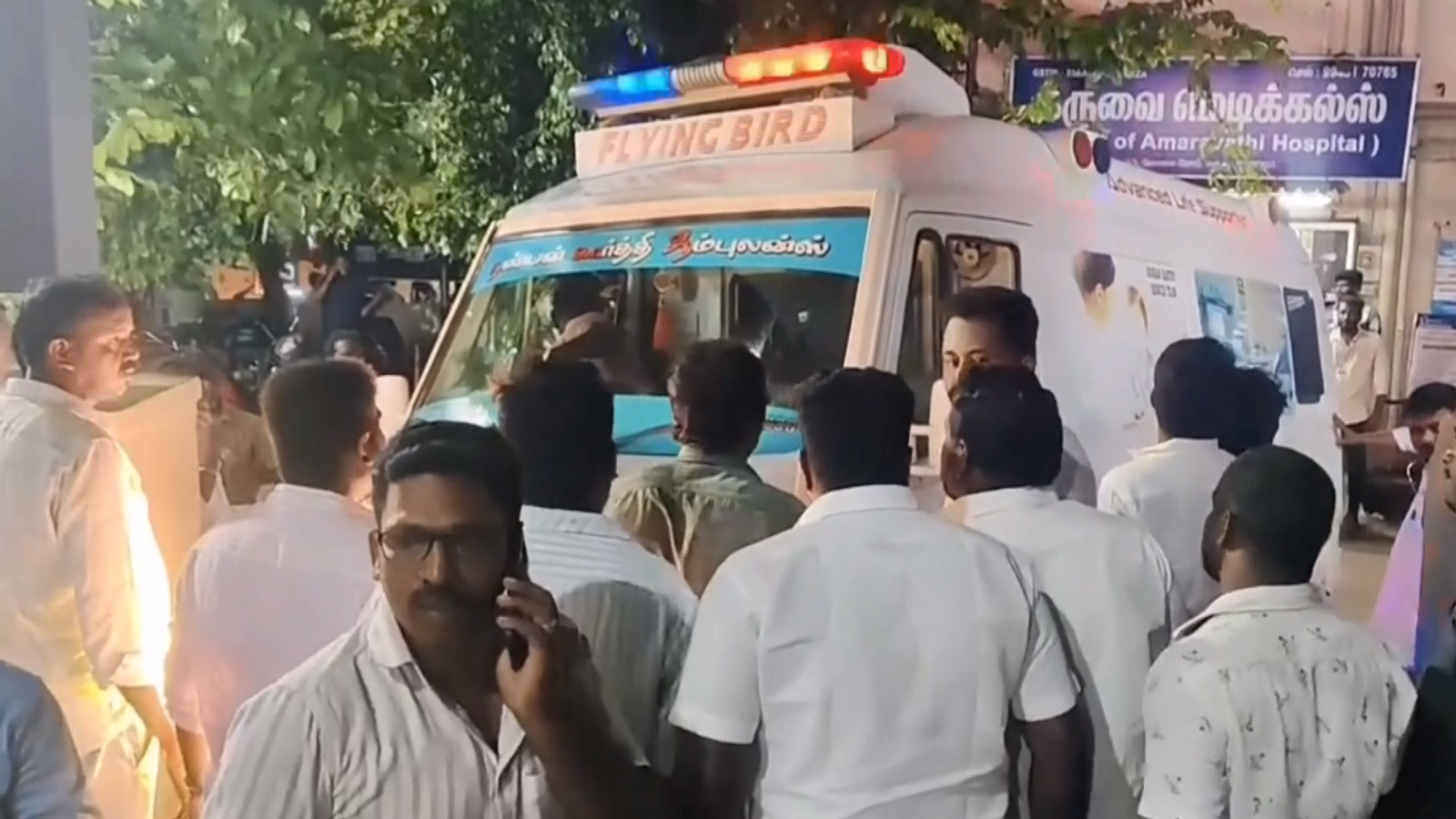 36 dead, dozens injured in Tamil Nadu rally stampede