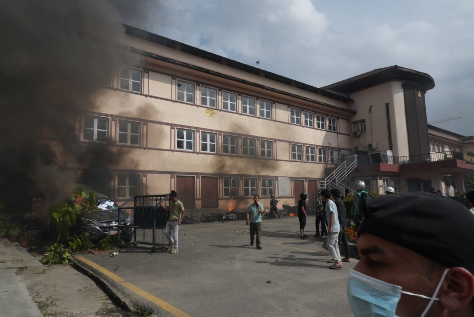 Gen Z protesters torch and vandalize Parliament building