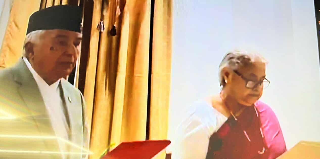 Sushila Karki sworn in as head of interim government
