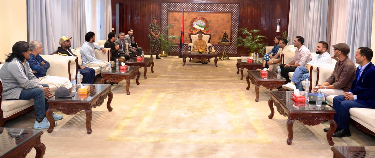 PM Karki holds discussion with artists