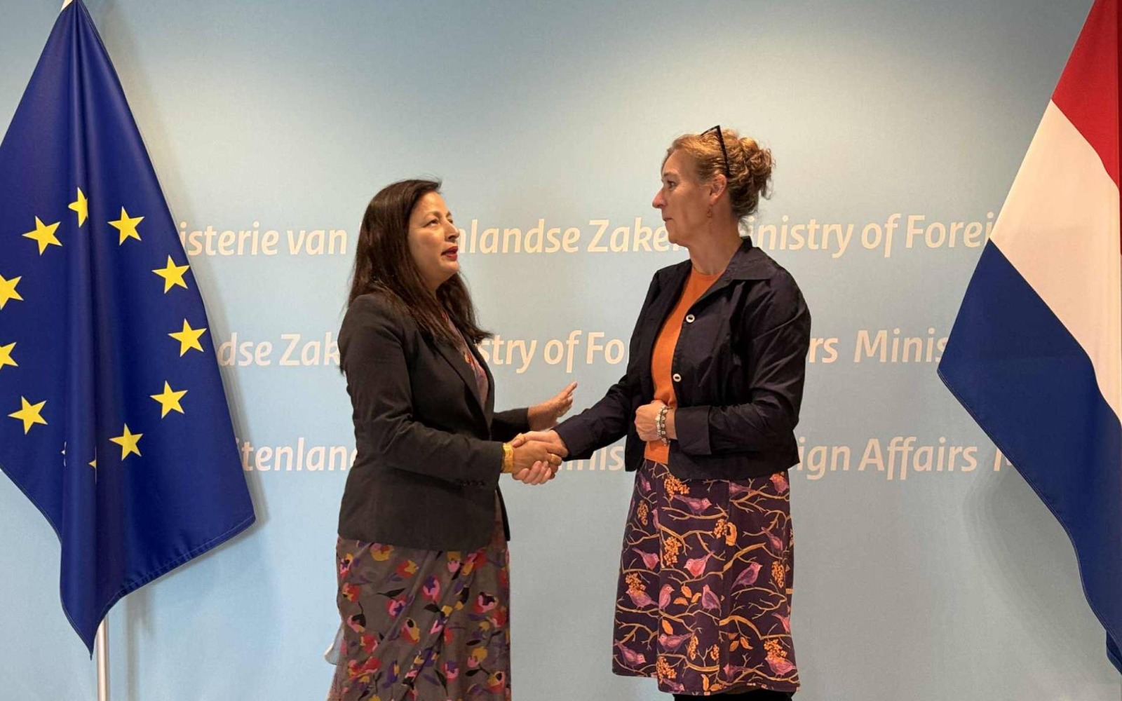 Ambassador Lamsal meets Dutch official to boost bilateral ties