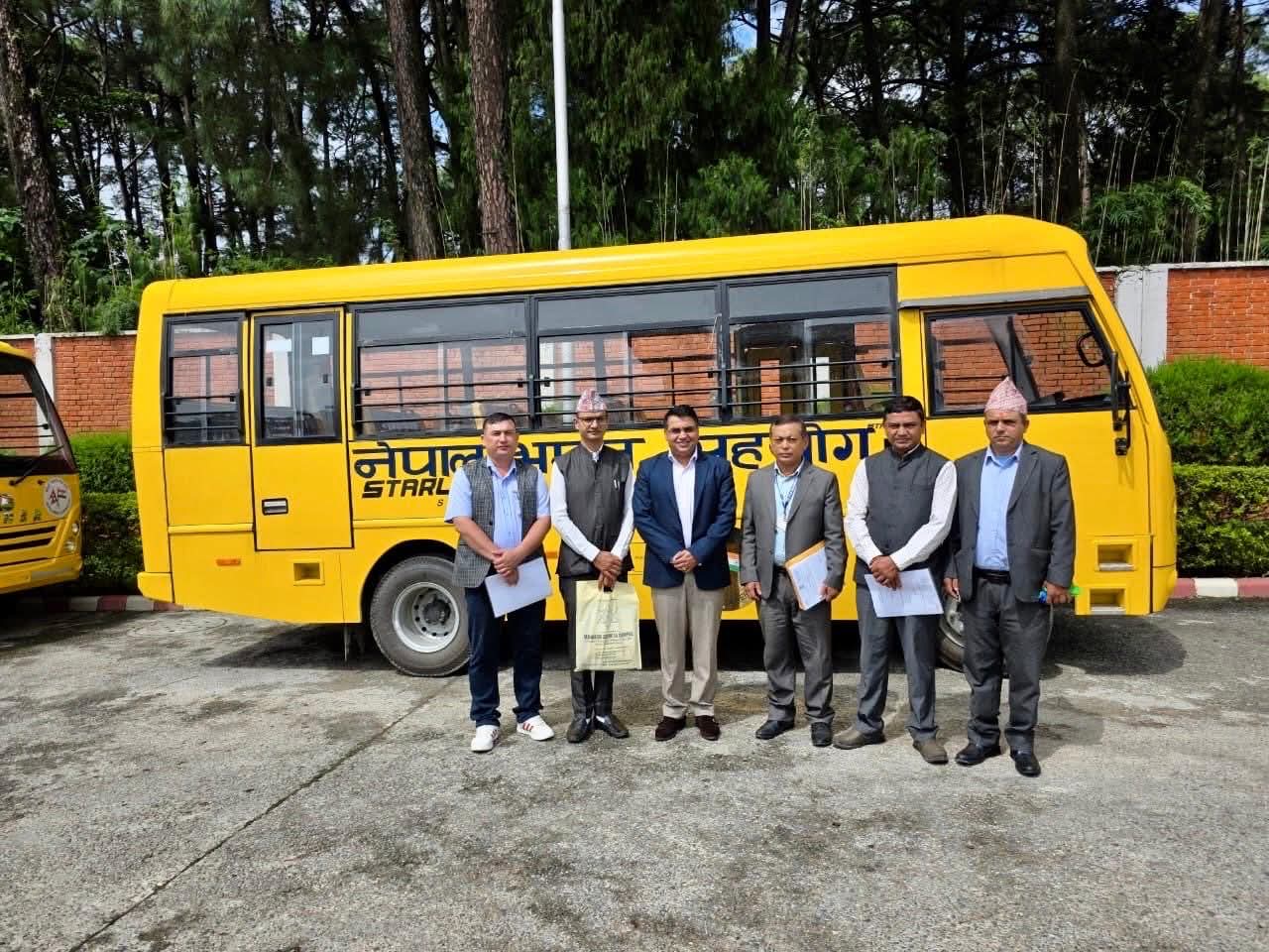 India donates 81 school buses to schools across Nepal