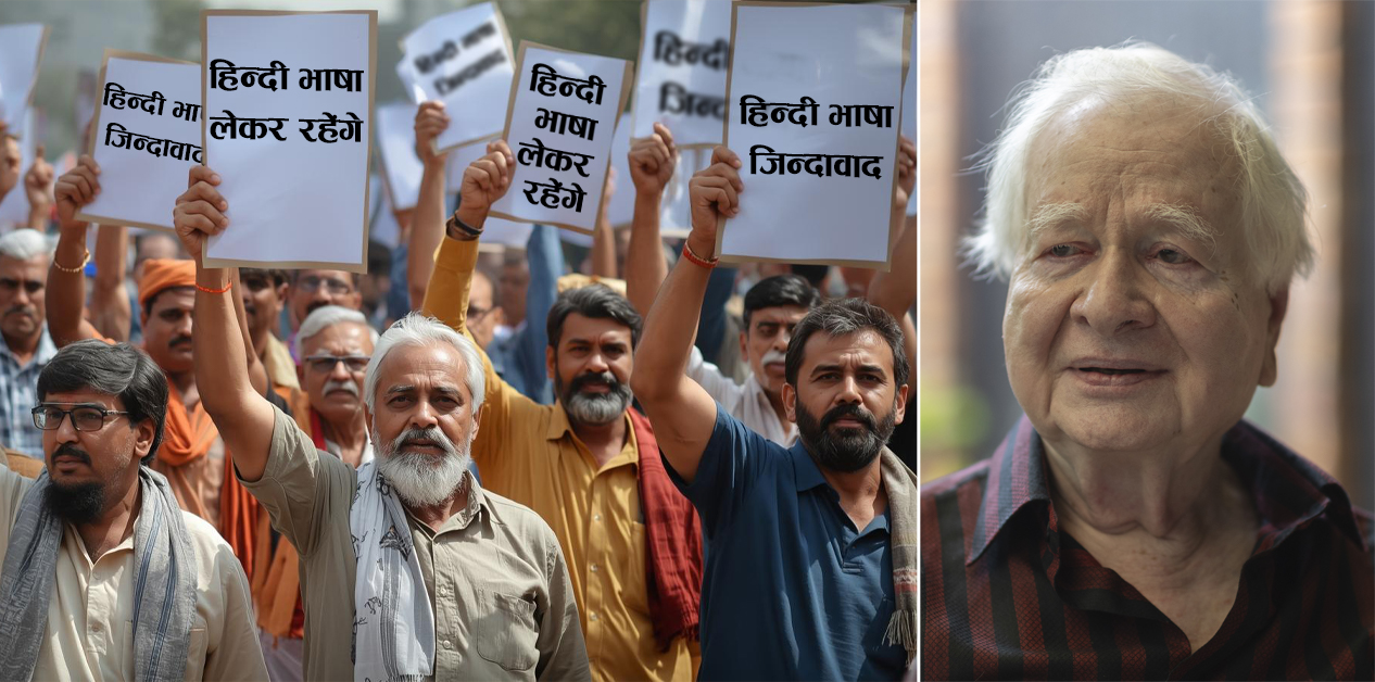 When the slogan was raised in Biratnagar– ‘We will claim recognition for Hindi language’