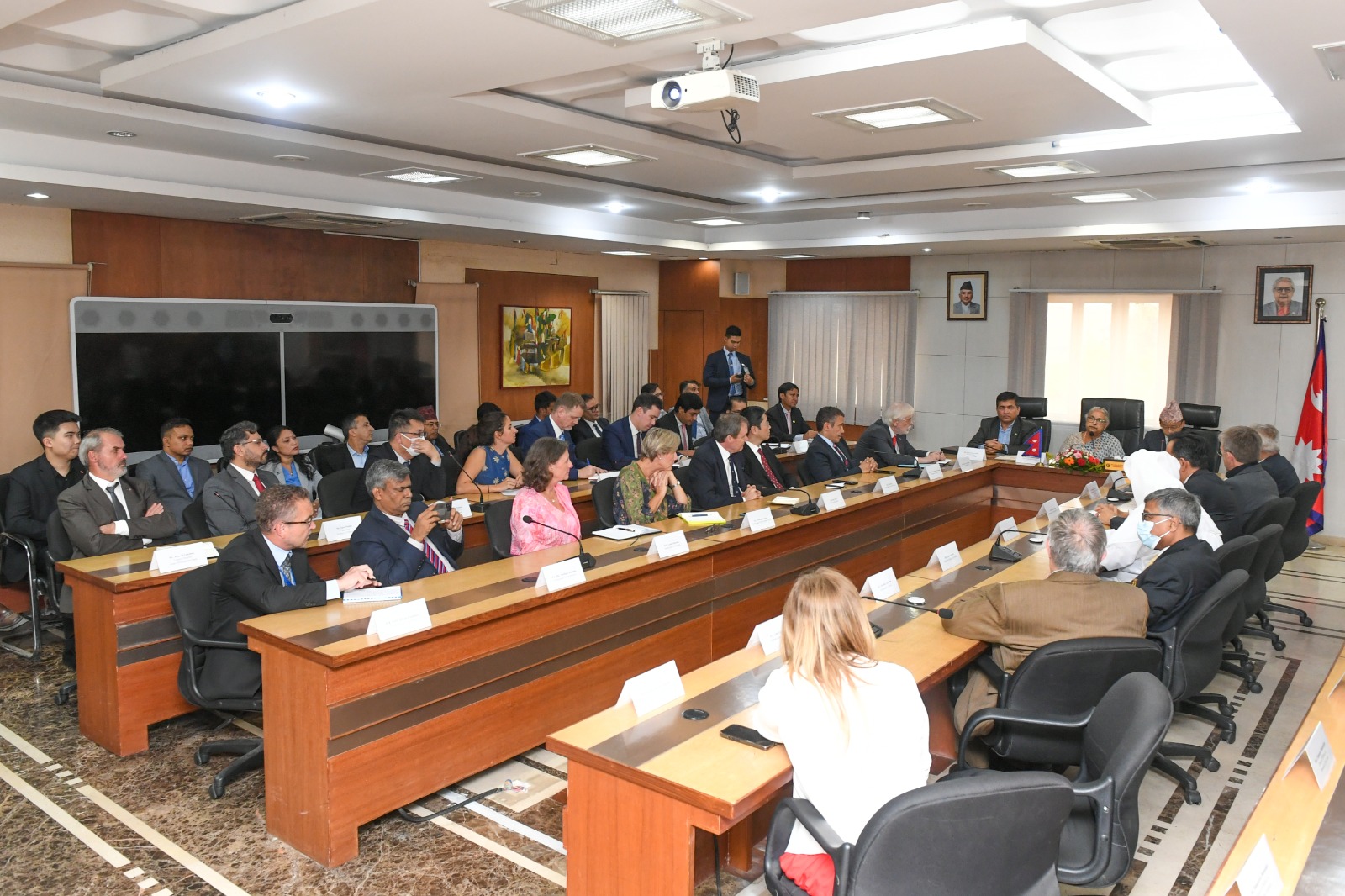 PM Karki meets ambassadors, emphasizes good governance and integrity