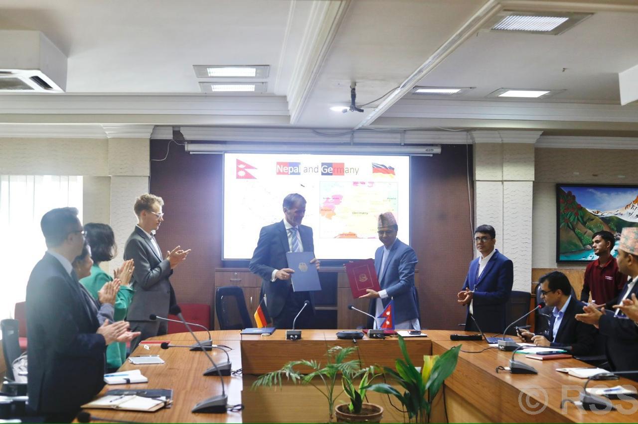 Nepal and Germany sign two agreements on financial and technical cooperation
