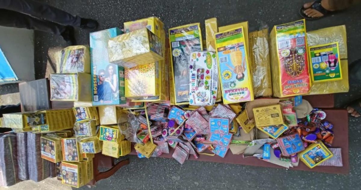 Gambling and firecrackers everywhere, making it difficult for the police to control