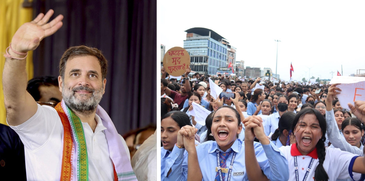 Rahul Gandhi enthusiastic about Nepal’s Gen Z Movement
