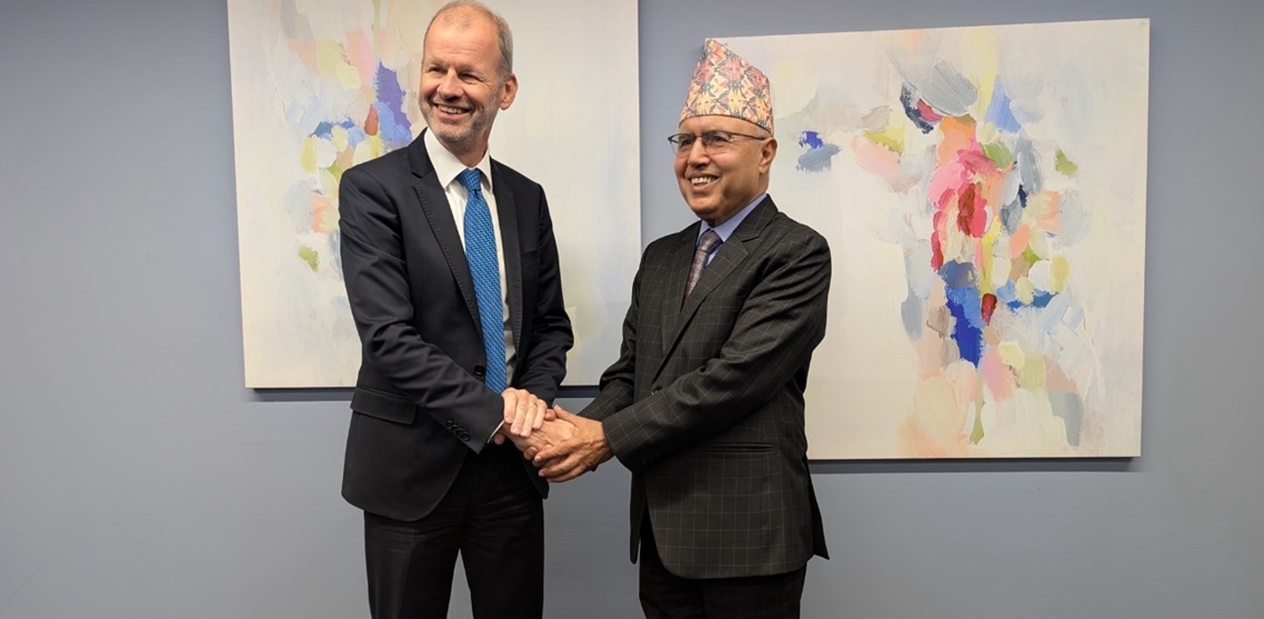 Finance Minister Khanal, World Bank Group Vice President meet in Washington DC