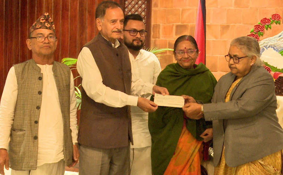 PM Relief Fund receives one million rupees from Satsang Nepal