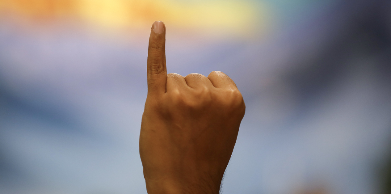 Raising the pinky: A silent call for the bathroom