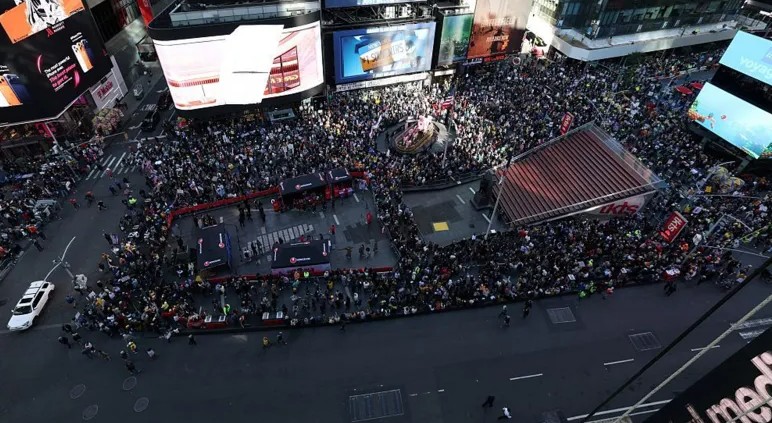 Massive crowds rally across US cities to protest Trump policies