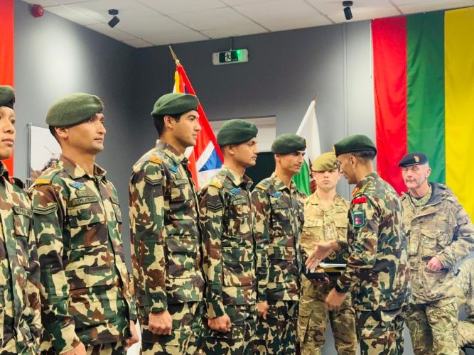 Nepal Army wins gold at UK’s ‘Exercise Cambrian Patrol 2025’
