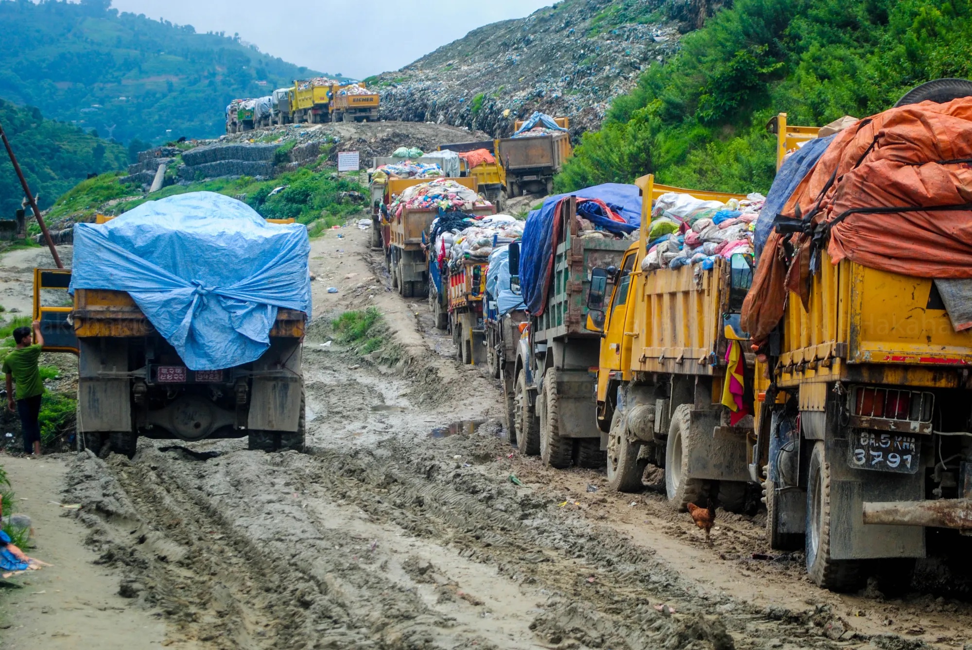 Bancharedanda locals demand implementation of 18-point pact regarding disposal of waste