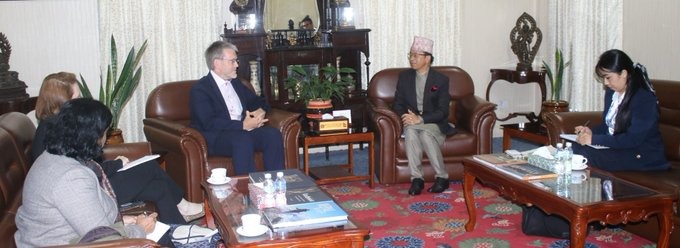 US Ambassador Thompson meets Foreign Secretary Rai
