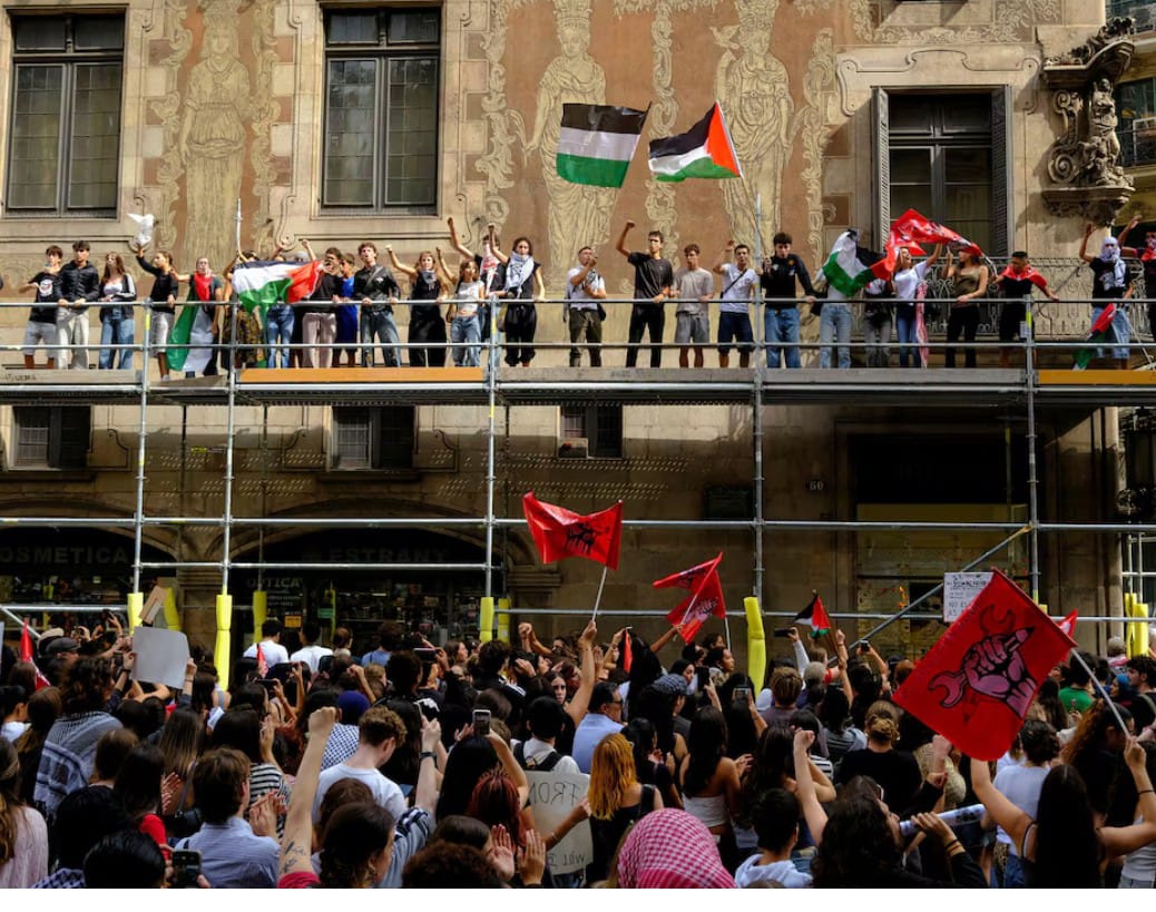 Protests spread across Europe after Gaza aid flotilla blocked