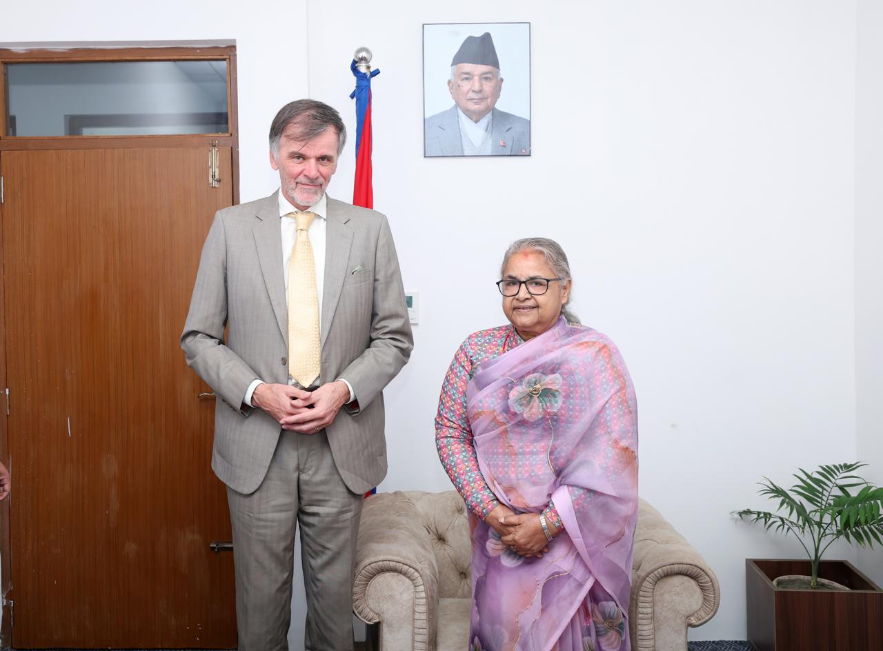 German Ambassador Volz calls on PM Karki