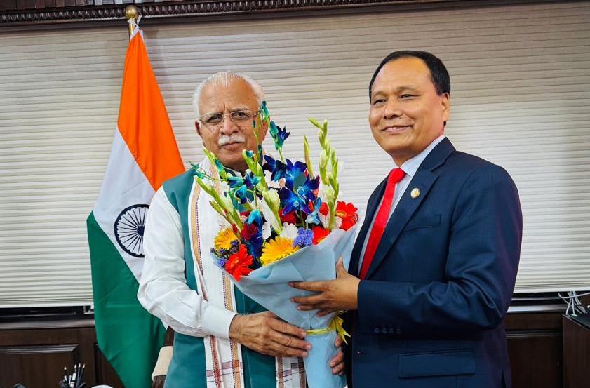 Minister Ghising discusses energy partnership with Indian counterpart Khattar