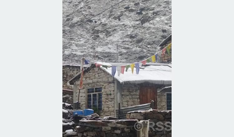 Northern part of Gorkha witnesses snowfall in first week of October