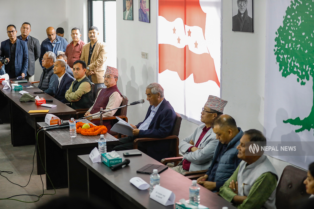 Sher Bahadur Deuba finally calls it quits from NC politics