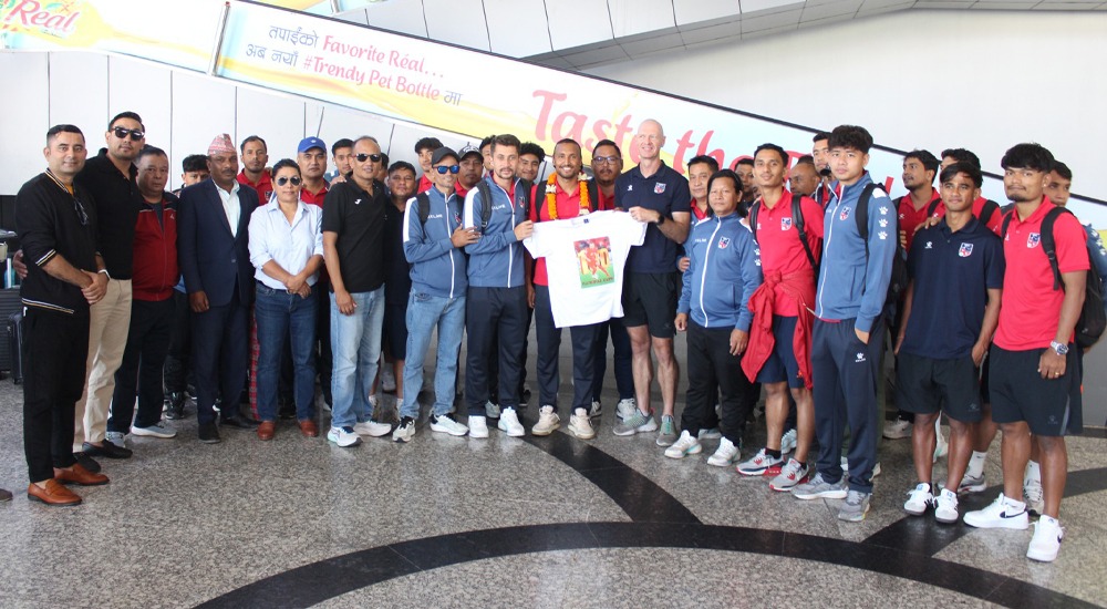 National football team returns home after AFC Asian Cup exit