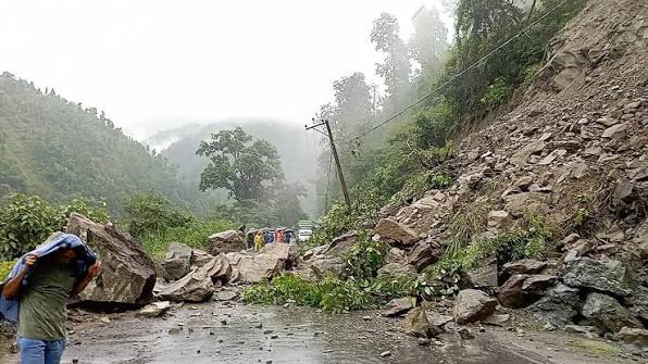 Landslide cleared on Prithvi Highway, traffic resumes