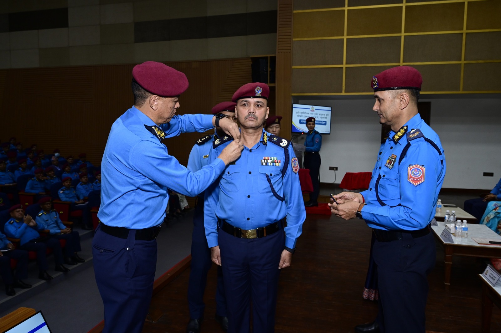 Four newly promoted AIGs receive insignia