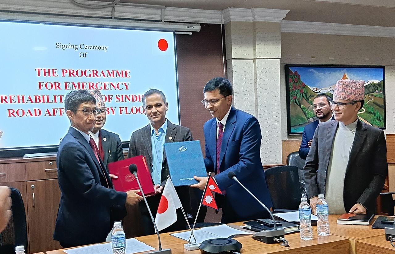 Japan grants 2.8 billion yen for reconstruction of BP Highway