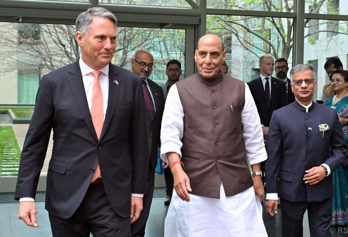 India and Australia sign a security deal that includes military talks and submarine cooperation