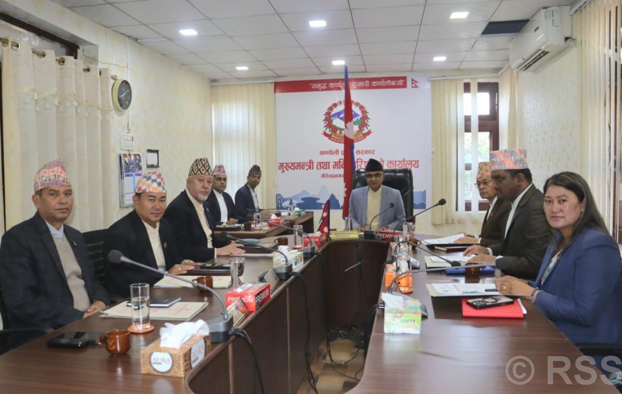 Karnali cabinet meeting: decision to provide martyr memorial, living allowance