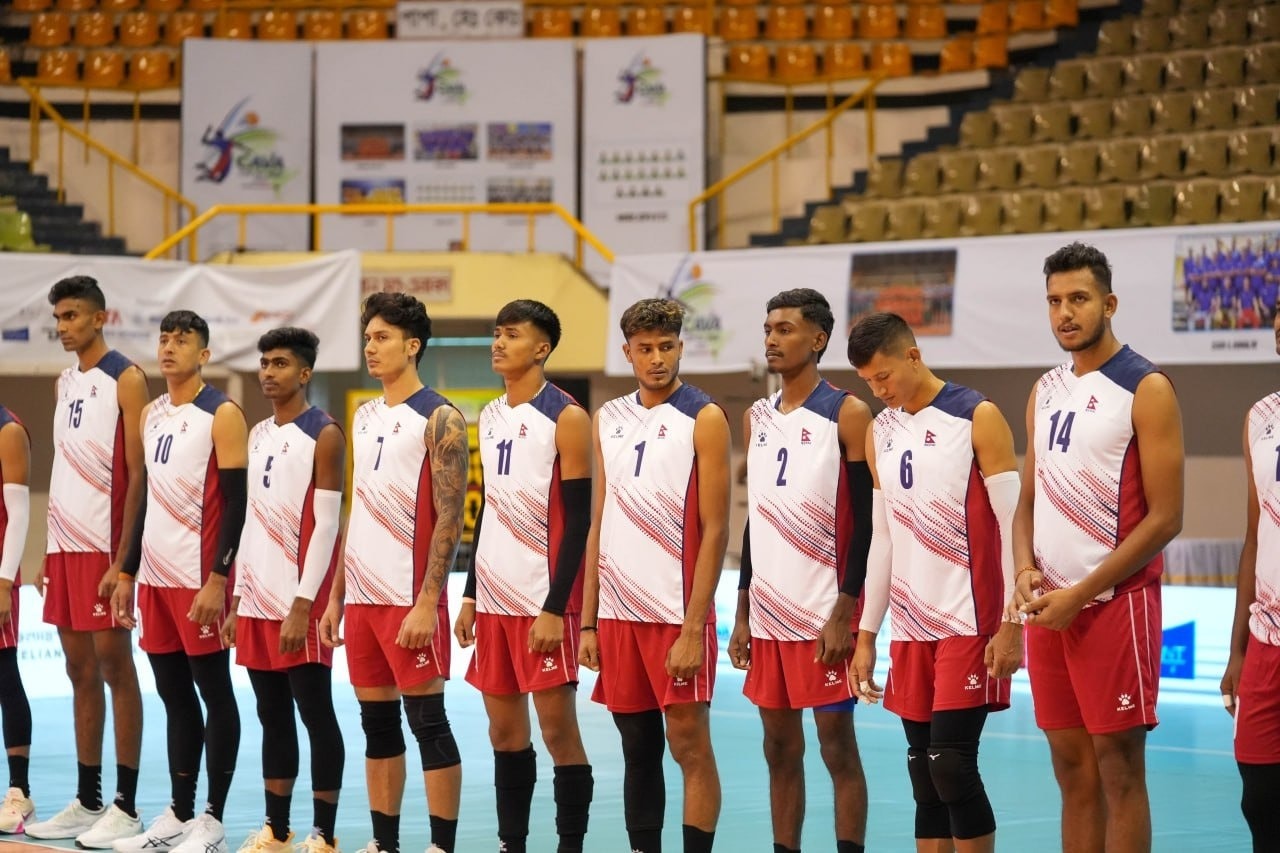 Nepal eliminated from CAVA Cup Men’s Volleyball title race