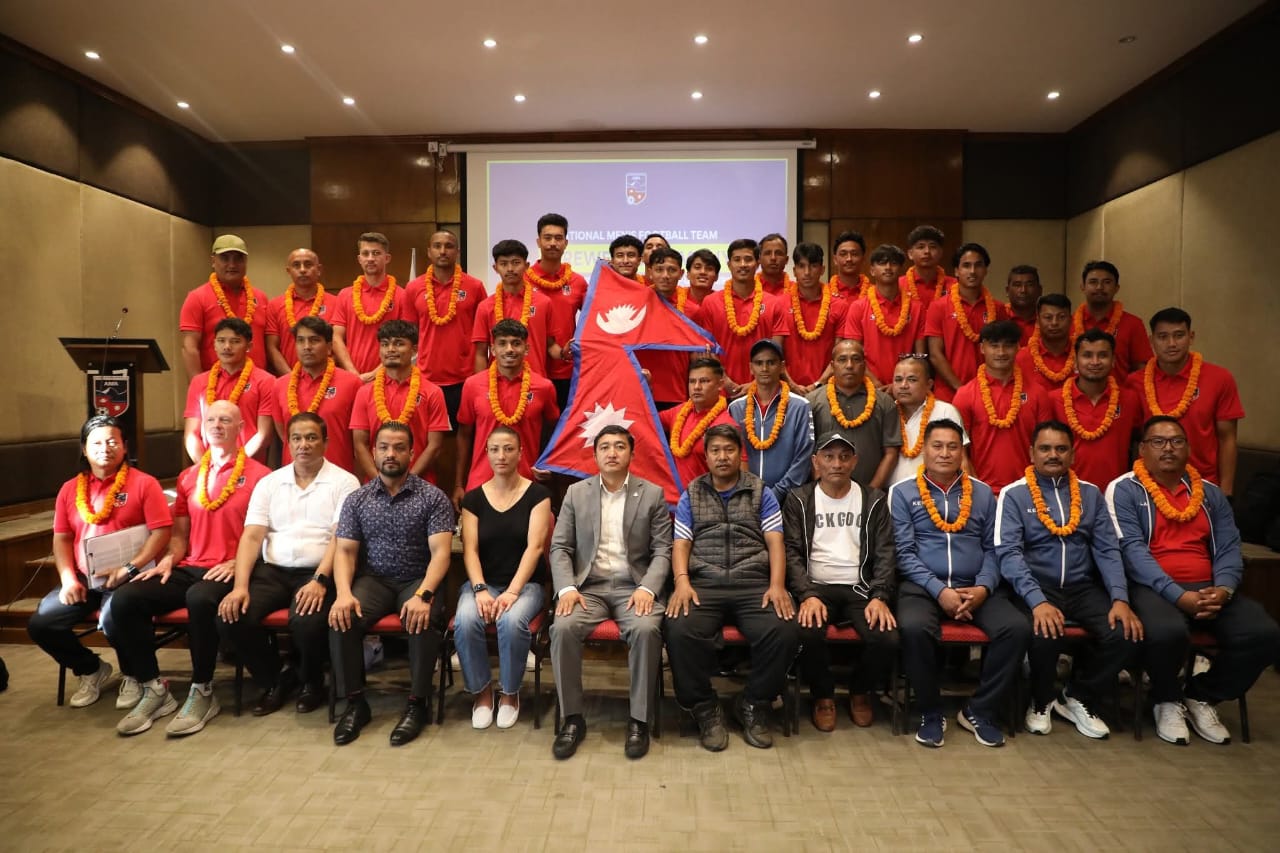 Nepal national football team leaves for AFC Asian Cup qualifiers in Vietnam