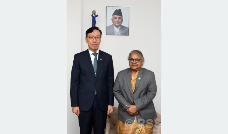 PM Karki meets South Korean Ambassador