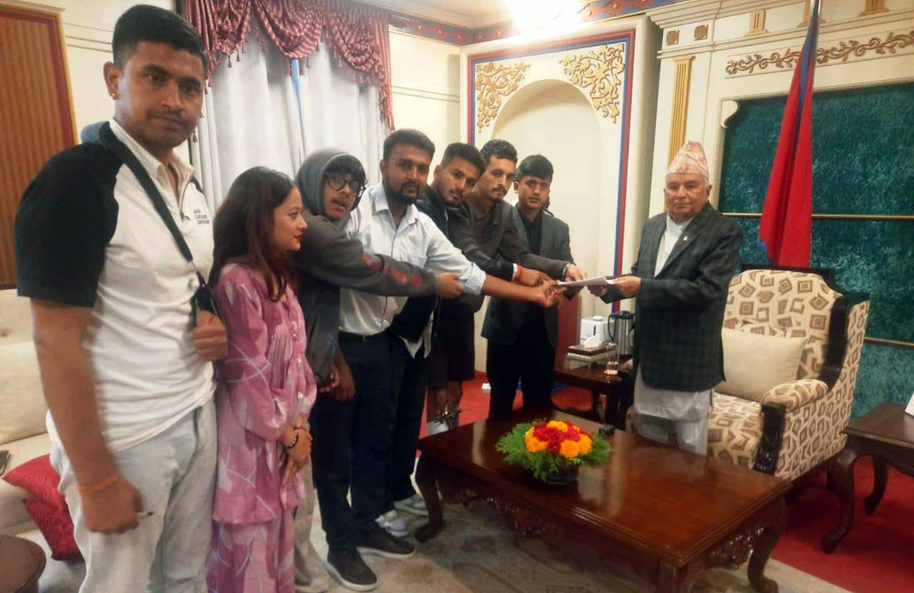 Gen-z delegation submits demands to President Paudel