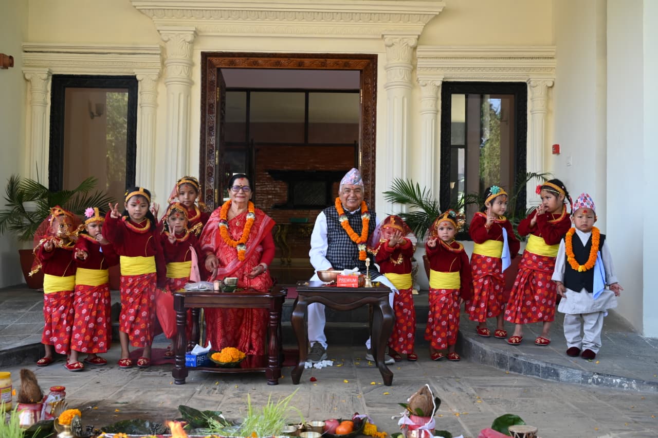 President Paudel worships Nawakanya