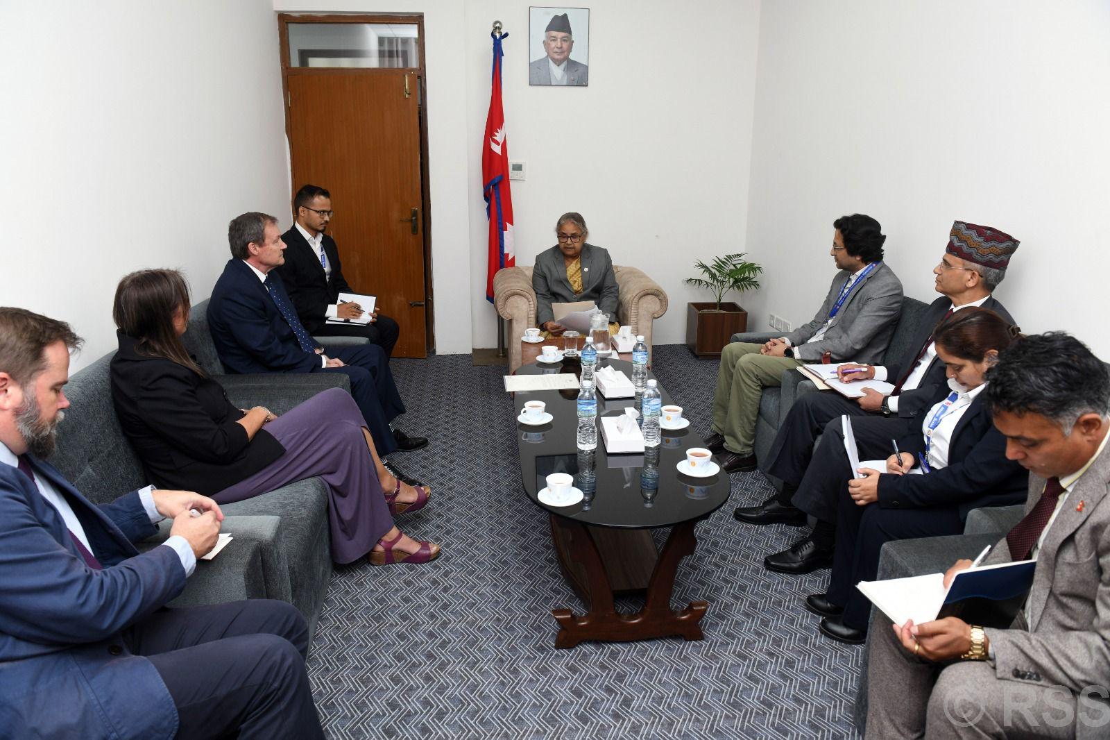 British Ambassador Fenn pays courtesy call on PM Karki