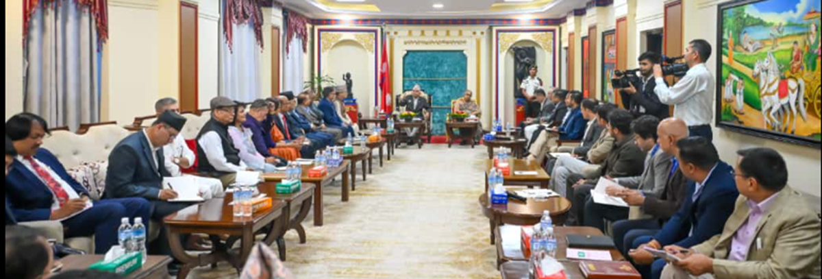 All-party meeting begins at President’s Office