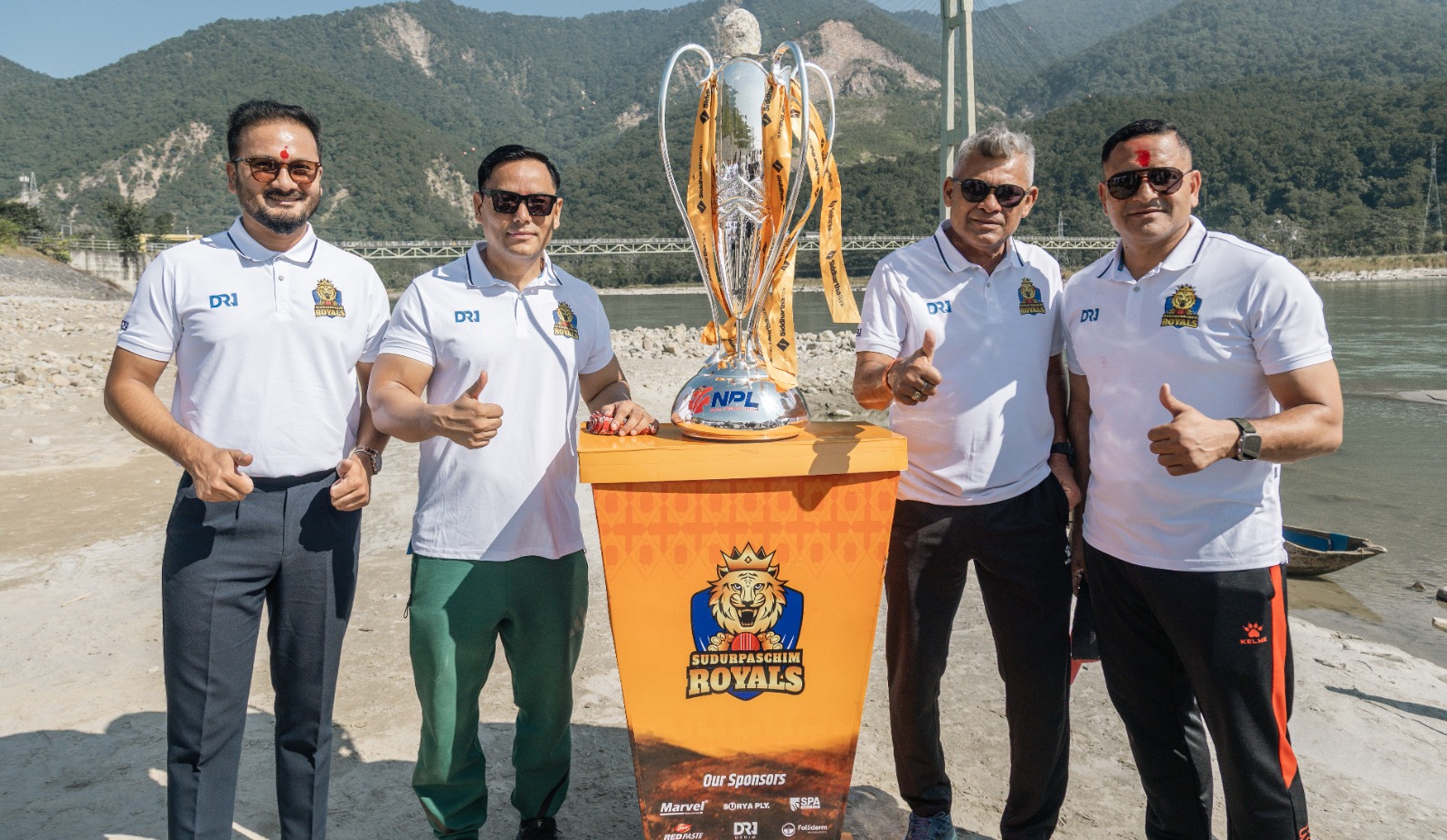 Sudurpaschim Royals conducts NPL Trophy Tour