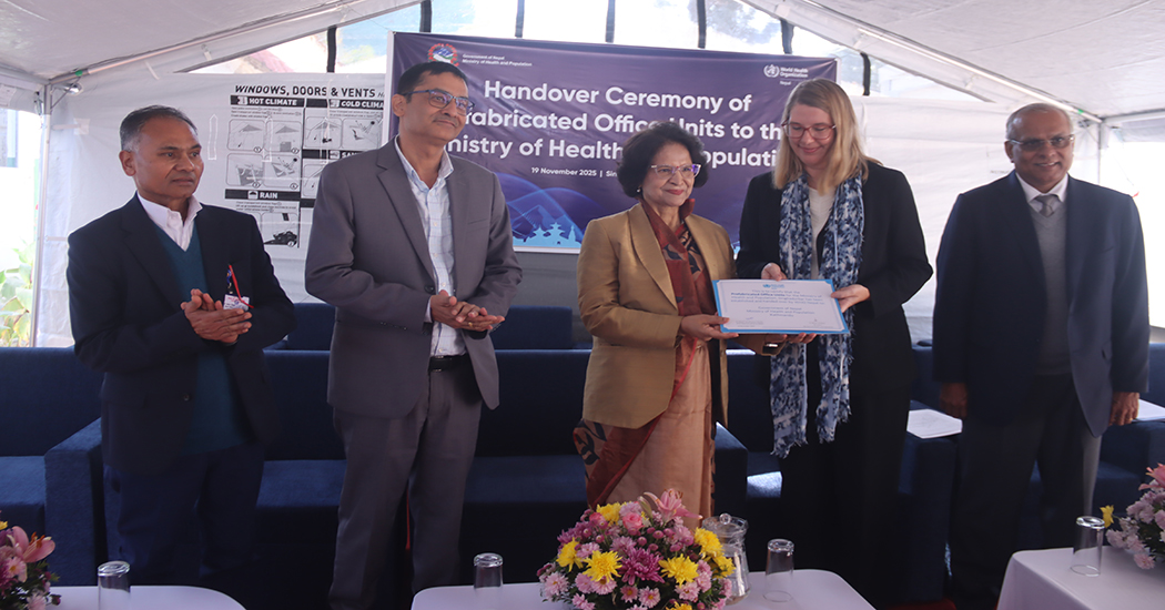 Health Ministry to run from prefab buildings