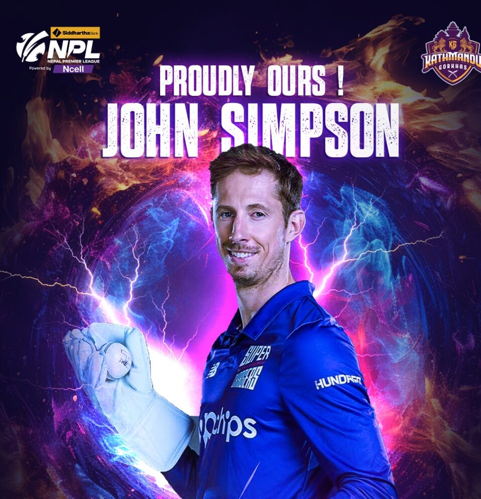 England wicketkeeper Simpson joins Kathmandu Gurkhas
