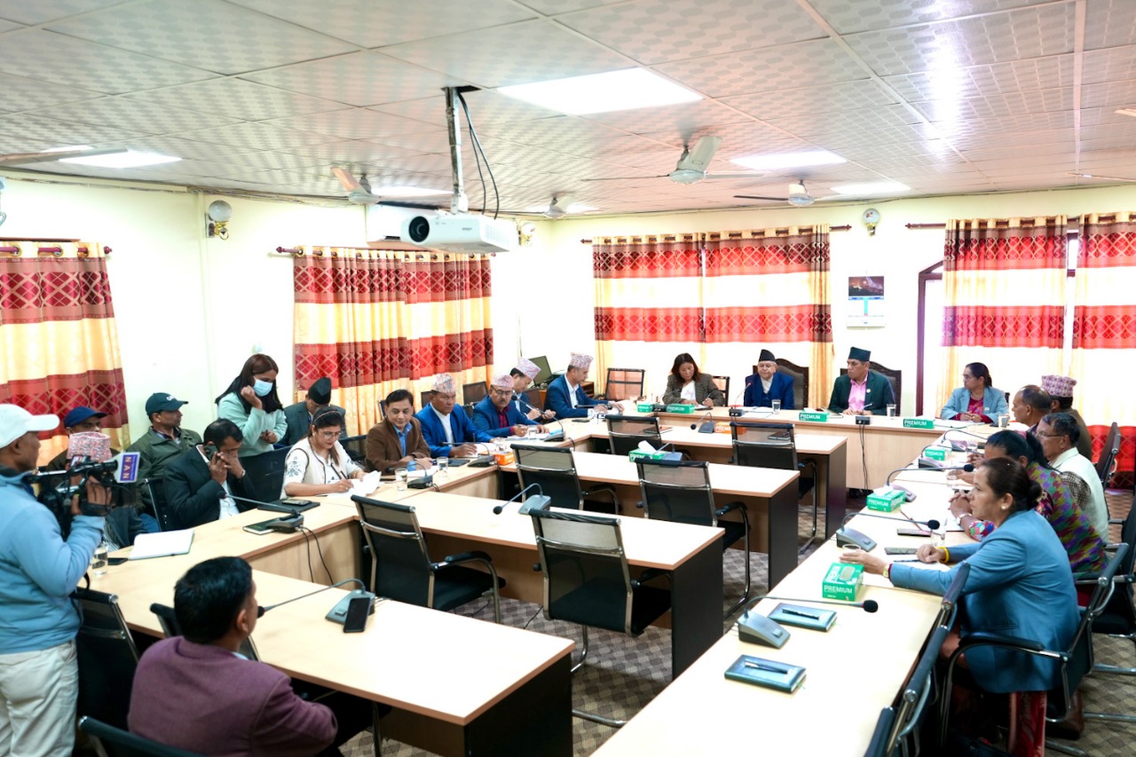 Joint meeting of Federal and Provincial Parliament officials underway at Singha Durbar