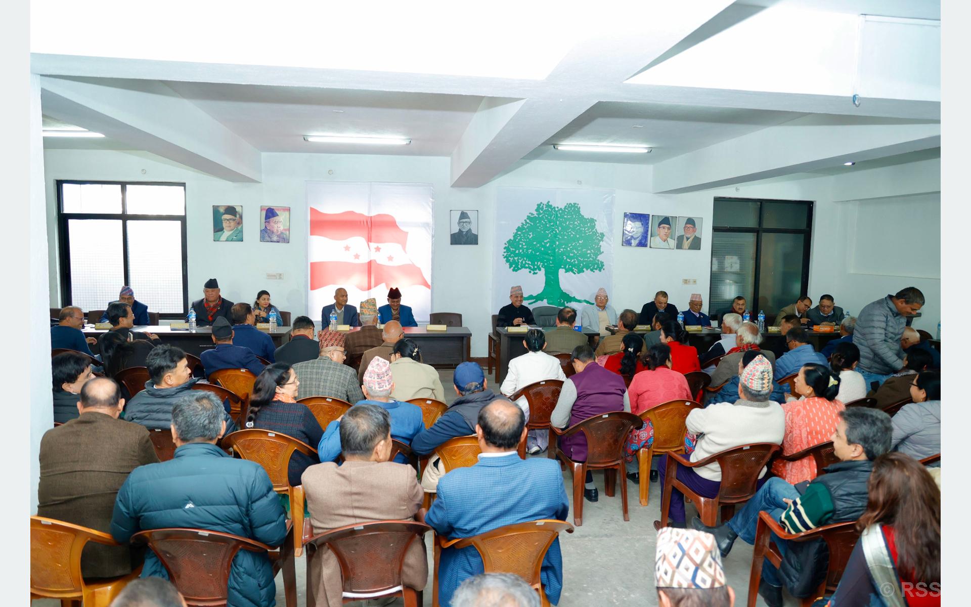 Election is appropriate political way out of present situation: Nepali Congress