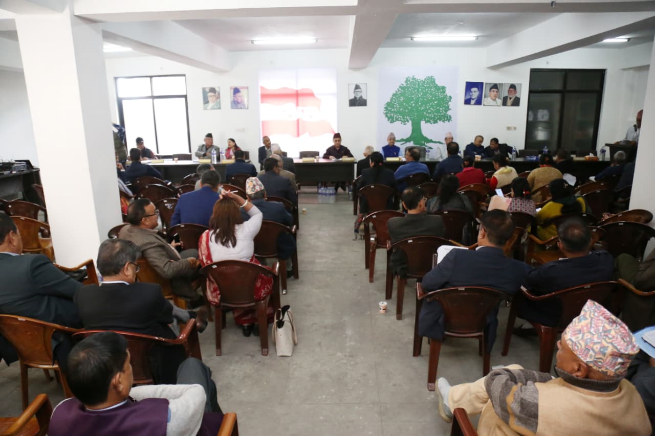 NC Central Committee meeting underway in Sanepa