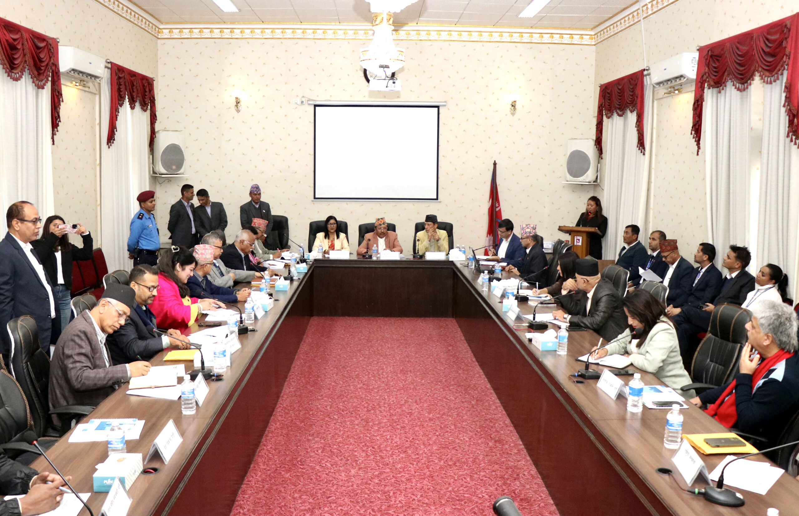 EC discusses with political parties about upper house elections scheduled for January 25