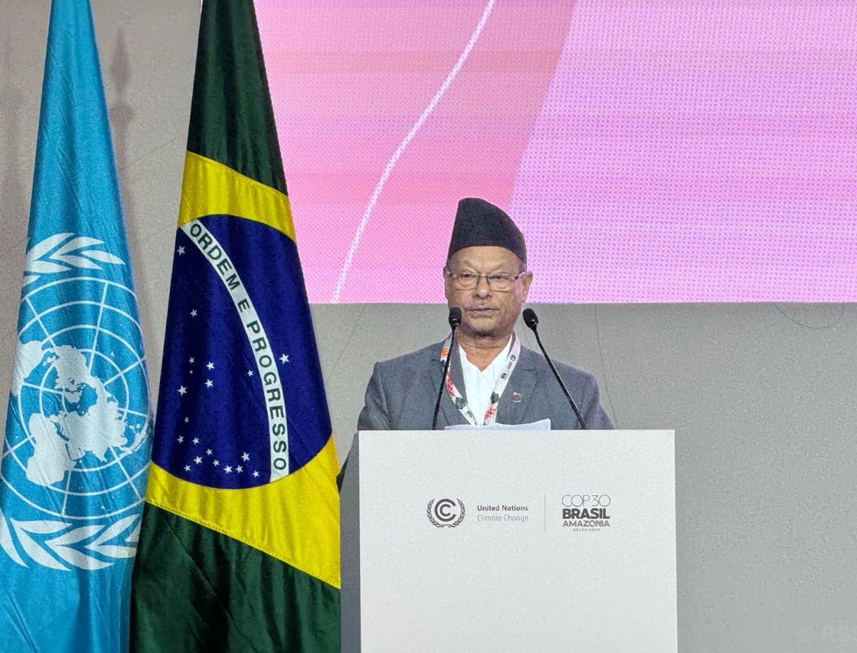 Minister Pariyar represents Nepal in COP30, efforts on to establish Himalayan agenda